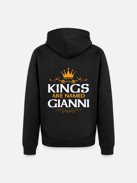 Gianni - Veste à capuche bio Premium Unisexe - noir