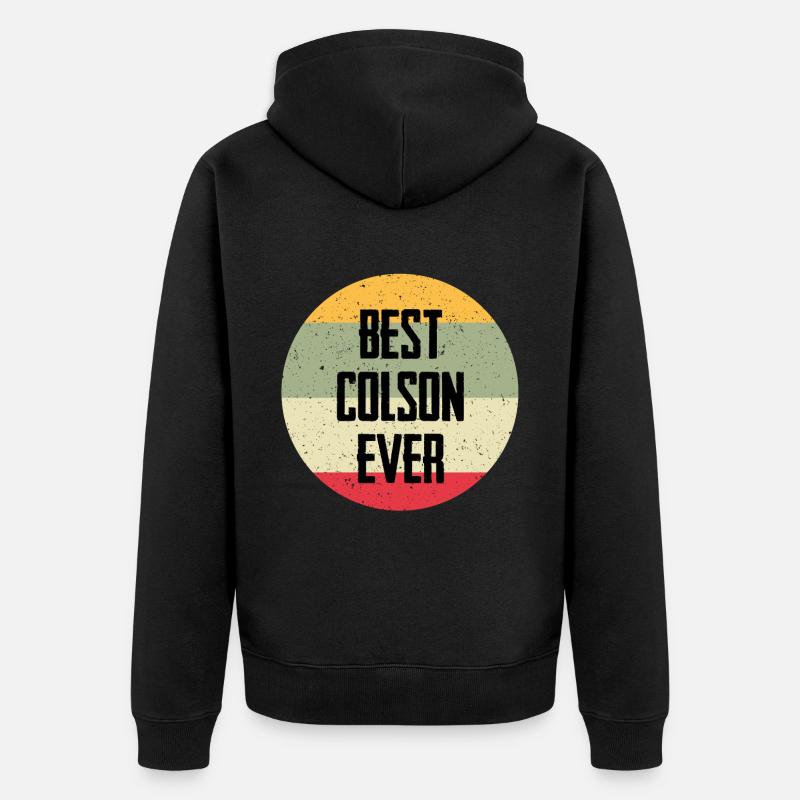Le meilleur Colson de tous les temps - Veste à capuche bio Premium Unisexe - noir