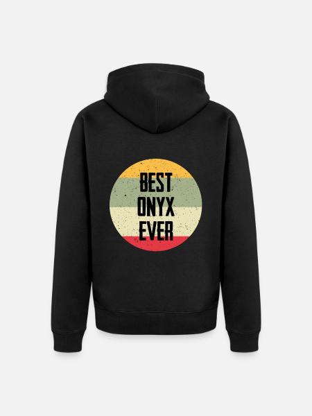 Best Onyx Ever - Unisex Premium Organic Zip Hoodie - black