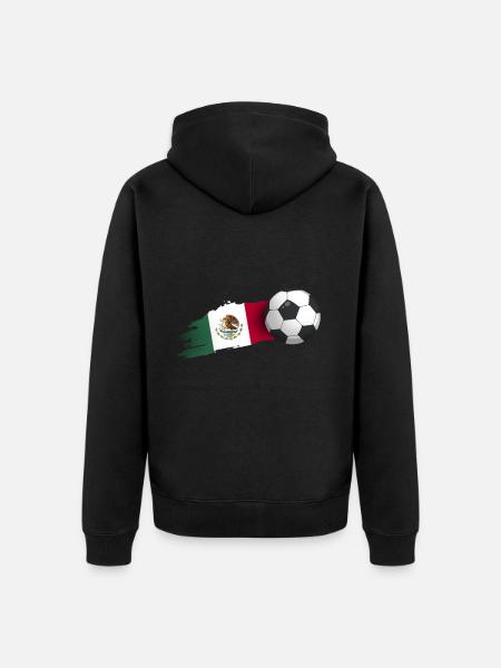 Mexico football gift - Unisex Premium Organic Zip Hoodie - black