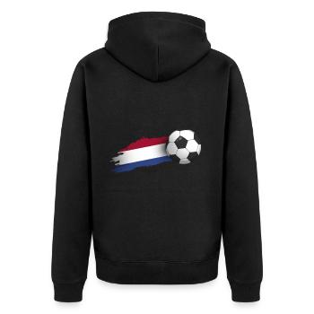 Cadeau de football aux Pays-Bas - Veste à capuche bio Premium Unisexe - noir - Dos - Nico (187cm)