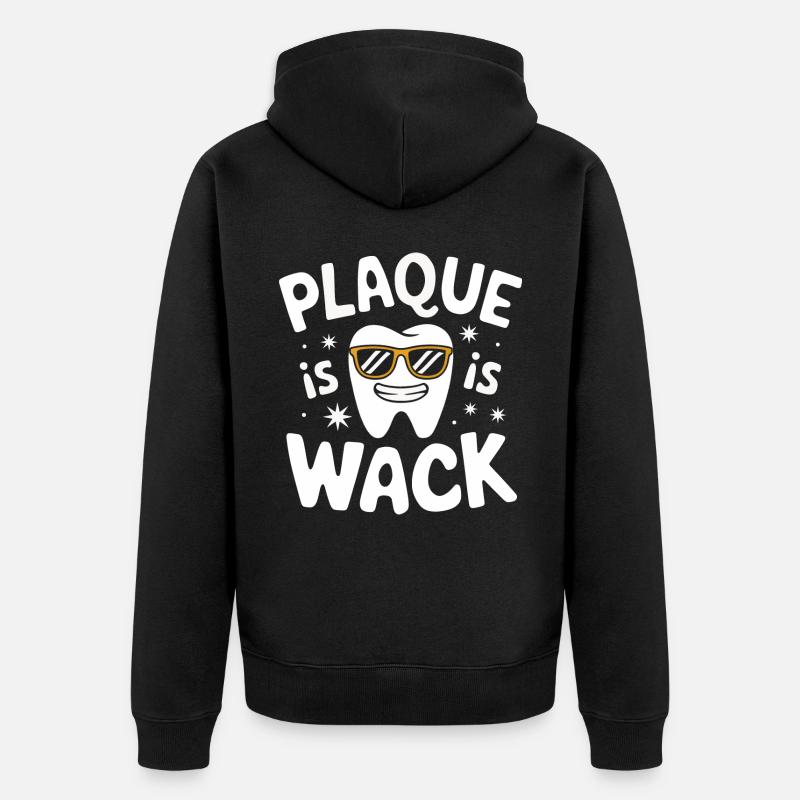 Dentiste Assistant dentaire Dents - Veste à capuche bio Premium Unisexe - noir