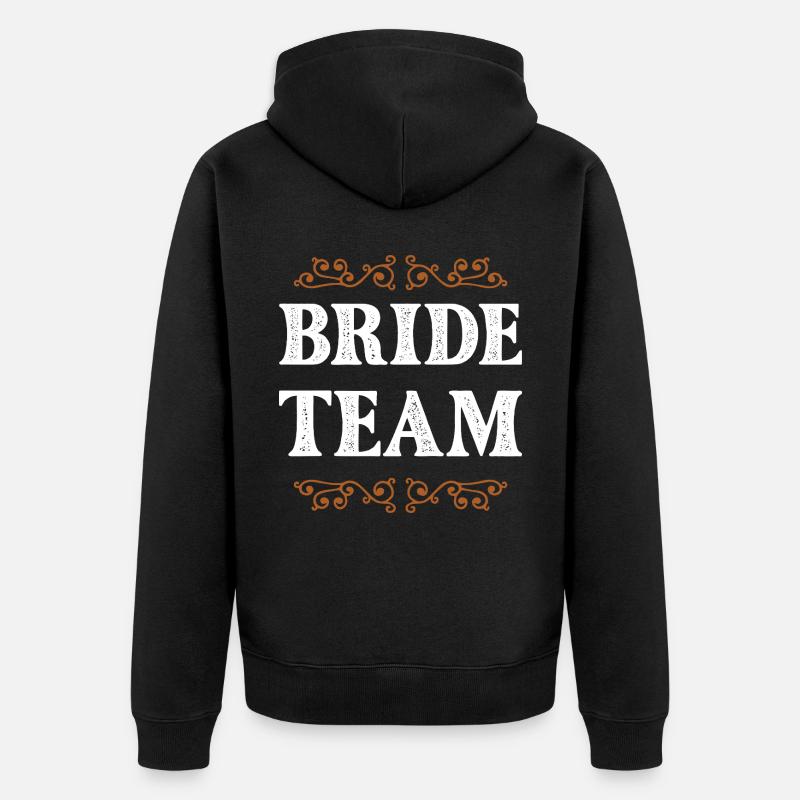 Équipage de la mariée - Veste à capuche bio Premium Unisexe - noir