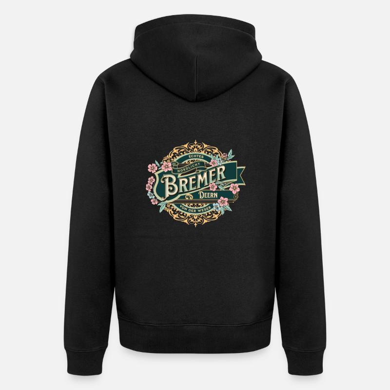 Articles de fans de Brême - Veste à capuche bio Premium Unisexe - noir