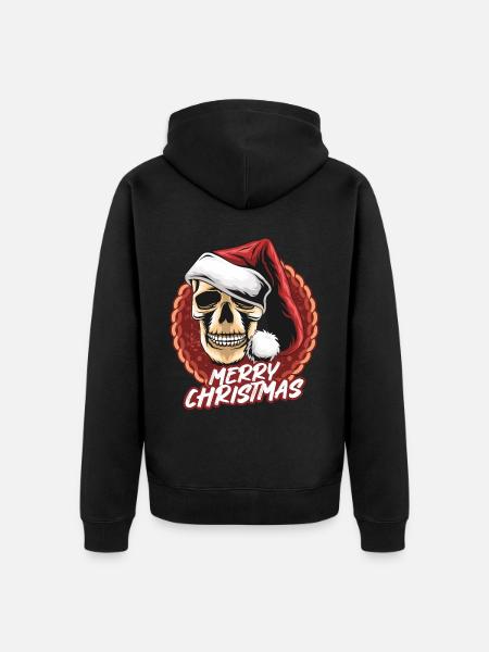 Cadeaux de Noël Noël - Veste à capuche bio Premium Unisexe - noir