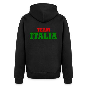 Italie - Veste à capuche bio Premium Unisexe - noir - Dos - Nico (187cm)
