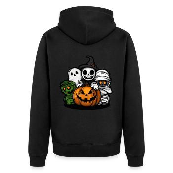 Halloween Comic Party Trick Or Treat - Veste à capuche bio Premium Unisexe - noir - Dos - Nico (187cm)