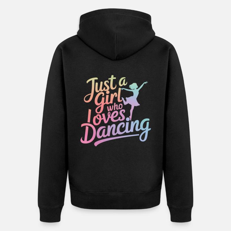 Dansant Danseurs Dansant - Veste à capuche bio Premium Unisexe - noir