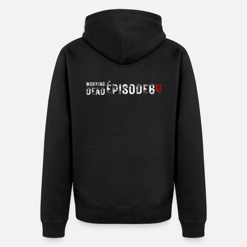 réforme des retraites manifestation - Veste à capuche bio Premium Unisexe - noir