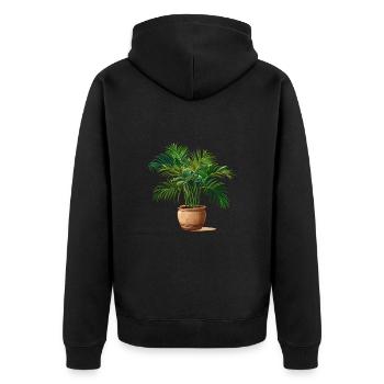 Planter - Veste à capuche bio Premium Unisexe - noir - Dos - Nico (187cm)
