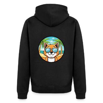Bambino Cat Breed Cartoon Lunettes de soleil Beach - Veste à capuche bio Premium Unisexe - noir - Dos - Nico (187cm)