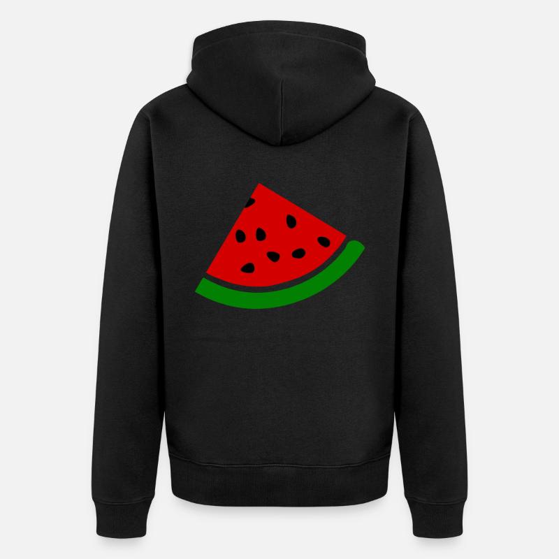 Pastèque - Veste à capuche bio Premium Unisexe - noir