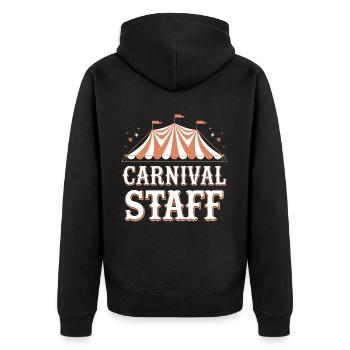 Cirque Carnaval Carnaval - Veste à capuche bio Premium Unisexe - noir - Dos - Nico (187cm)
