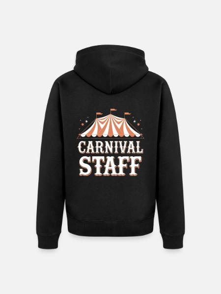 Cirque Carnaval Carnaval - Veste à capuche bio Premium Unisexe - noir