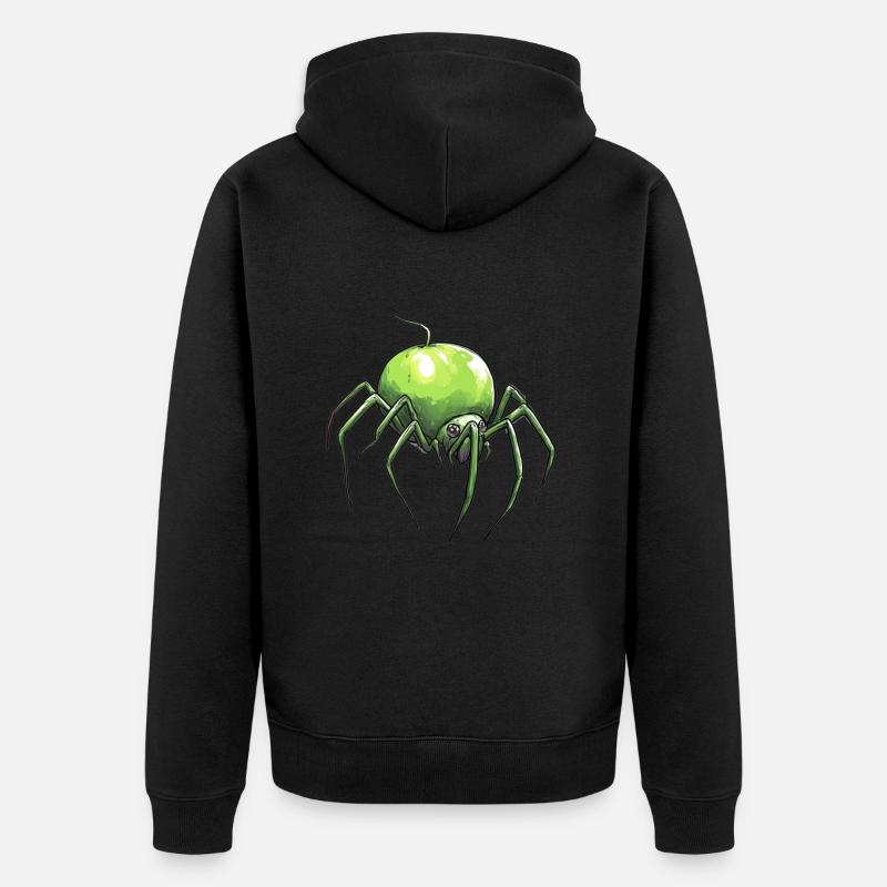 Apple Spider Apple Spider - Veste à capuche bio Premium Unisexe - noir