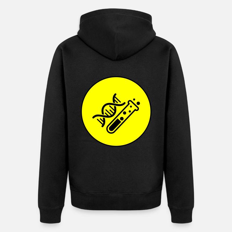 Chimie des éprouvettes - Veste à capuche bio Premium Unisexe - noir