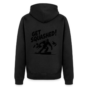 Bigfoot Snowboarder Snowboard Sports d’hiver - Veste à capuche bio Premium Unisexe - noir - Dos - Nico (187cm)