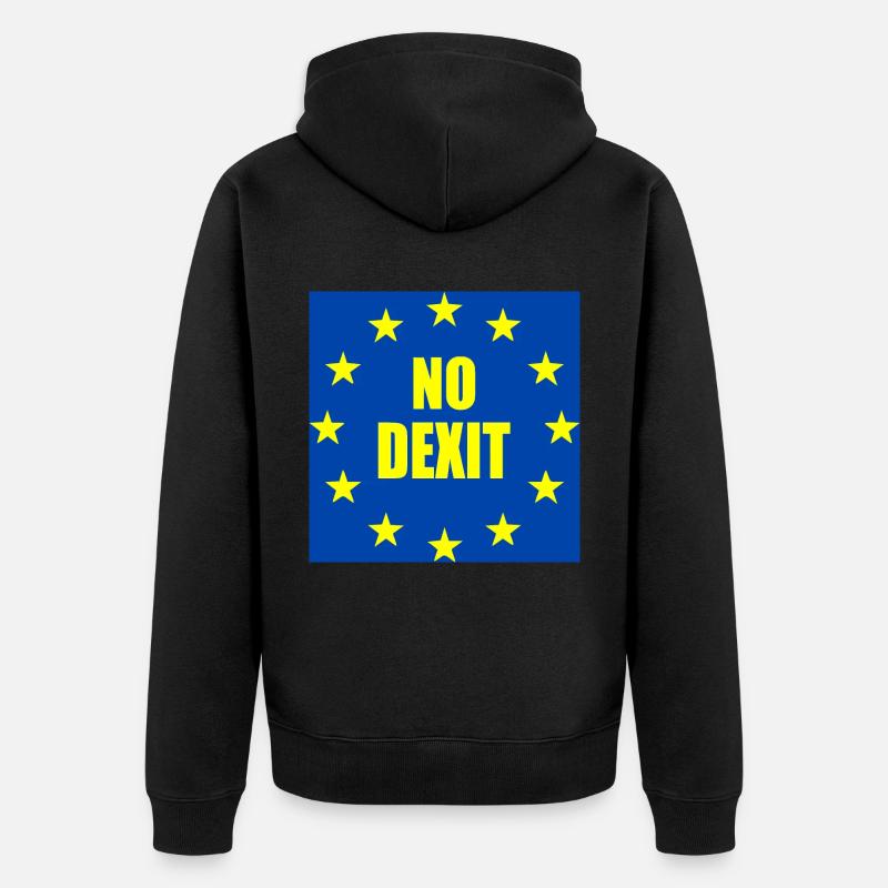 No dexit - Veste à capuche bio Premium Unisexe - noir