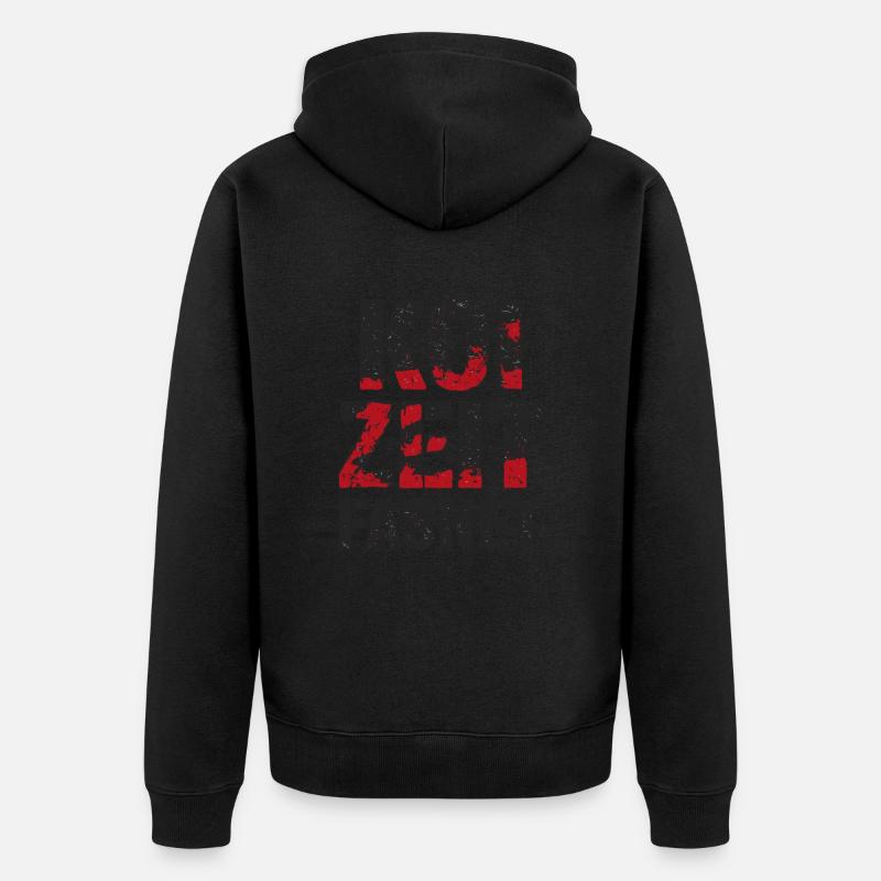 Koi Zeit Fasnet - Carnaval Carnaval - Veste à capuche bio Premium Unisexe - noir