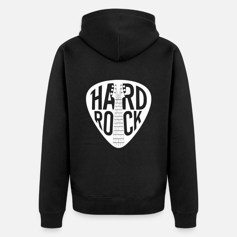 Médiator Hard Rock - Veste à capuche bio Premium Unisexe - noir