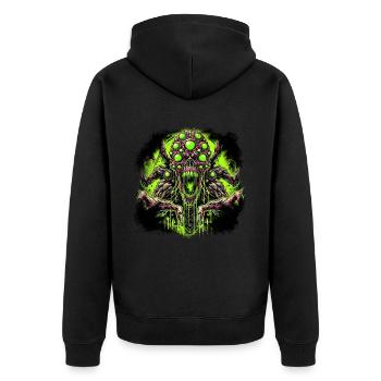 Toxic - Veste à capuche bio Premium Unisexe - noir - Dos - Nico (187cm)