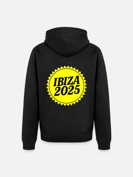 Ibiza 2025 - Unisex Premium Organic Zip Hoodie - black