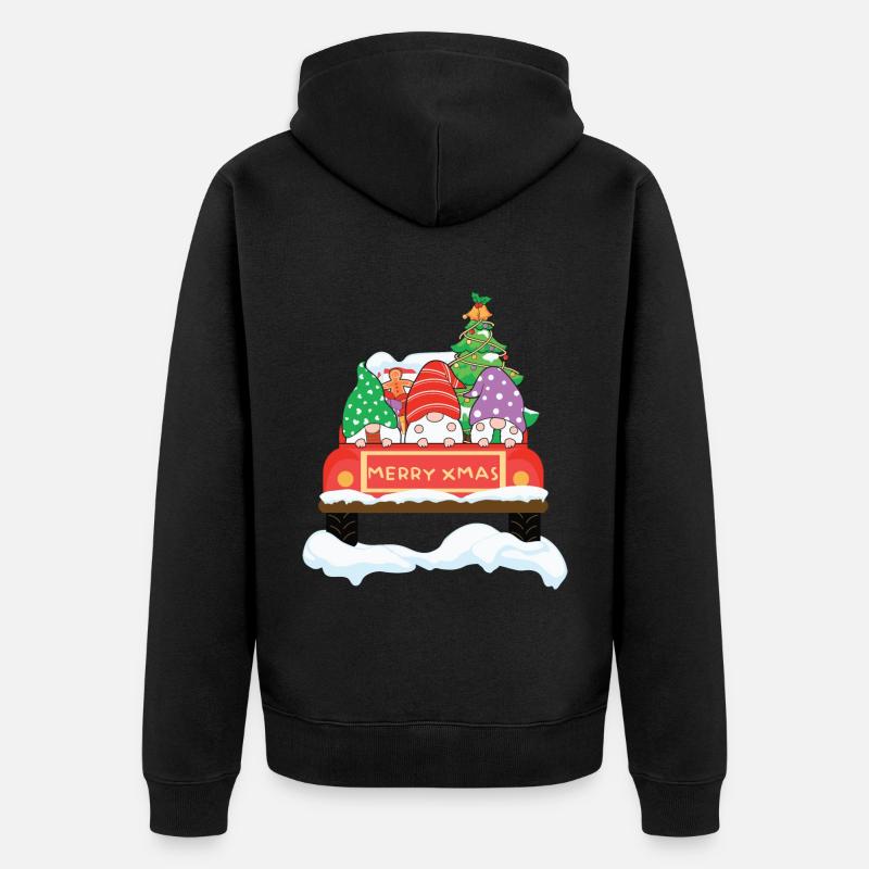 Cadeaux de Noël Noël - Veste à capuche bio Premium Unisexe - noir