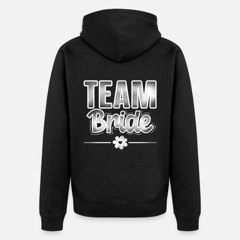 L’équipe Bride - Veste à capuche bio Premium Unisexe - noir