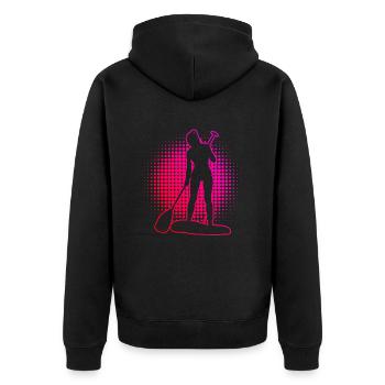 Standup Paddle Sup Femme Standup Paddle - Veste à capuche bio Premium Unisexe - noir - Dos - Nico (187cm)