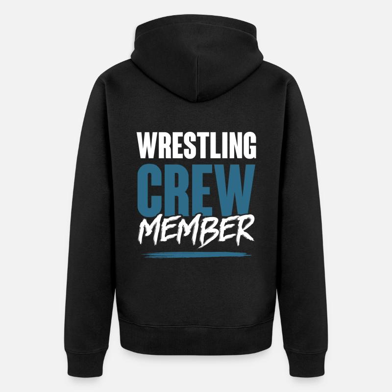 équipe de lutte - Veste à capuche bio Premium Unisexe - noir