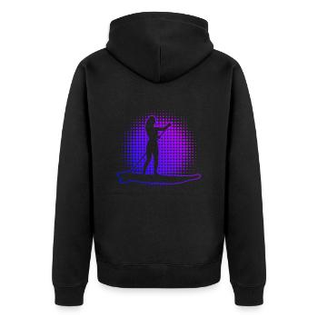Standup Paddle Dames Standup Paddleboard Standup P - Veste à capuche bio Premium Unisexe - noir - Dos - Nico (187cm)