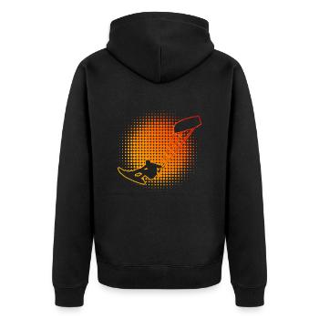 Kitesurf Kitesurf Féminin Kitesurf Kitesurfer - Veste à capuche bio Premium Unisexe - noir - Dos - Nico (187cm)