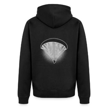 Paragliding Women Paragliding Paraglider Paraglider - Unisex Premium Organic Zip Hoodie - black - Back - Nico (187cm)