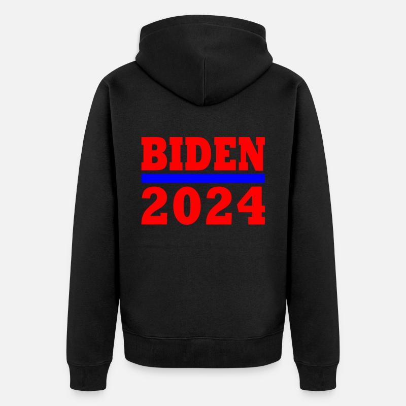 Joe biden 2024 - Veste à capuche bio Premium Unisexe - noir