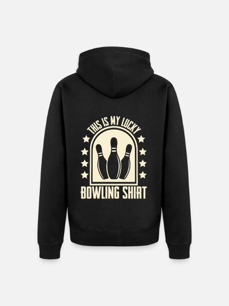 Bowling - Veste à capuche bio Premium Unisexe - noir