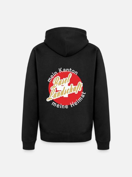My Home Basel-Landschaft Gift - Unisex Premium Organic Zip Hoodie - black