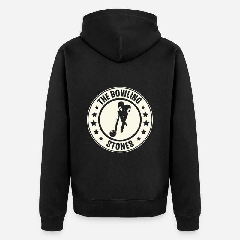 Bowling - Veste à capuche bio Premium Unisexe - noir