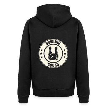 Bowling - Veste à capuche bio Premium Unisexe - noir - Dos - Nico (187cm)