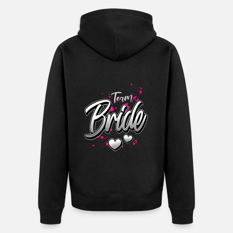 Équipe Bride - Veste à capuche bio Premium Unisexe - noir