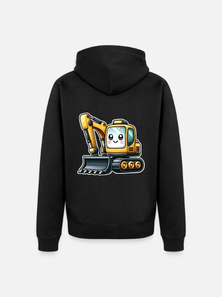 Bagger - Unisex Premium Bio Zip Hoodie - Schwarz