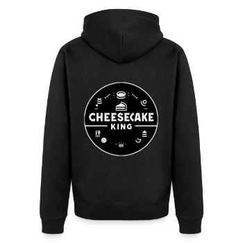 Cheesecake King 6 - Veste à capuche bio Premium Unisexe - noir - Dos - Nico (187cm)