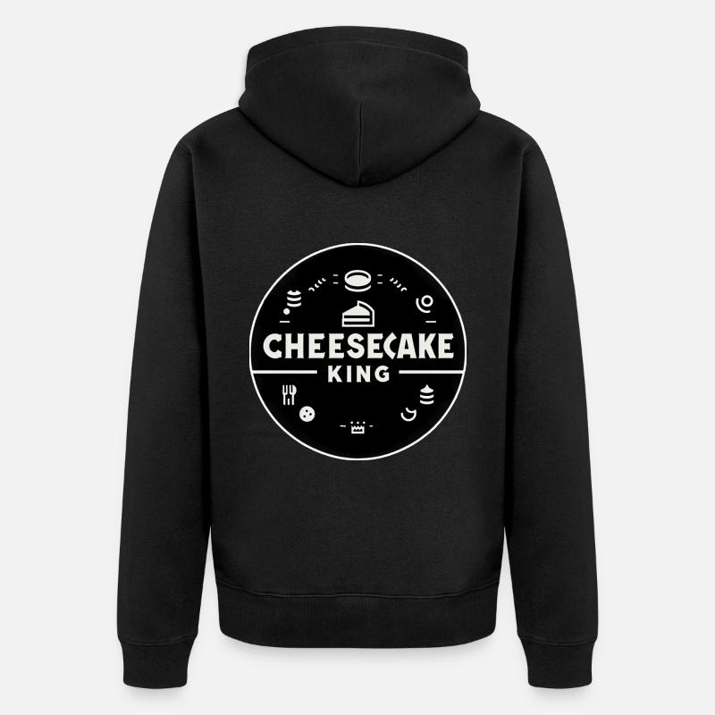 Cheesecake King 6 - Veste à capuche bio Premium Unisexe - noir