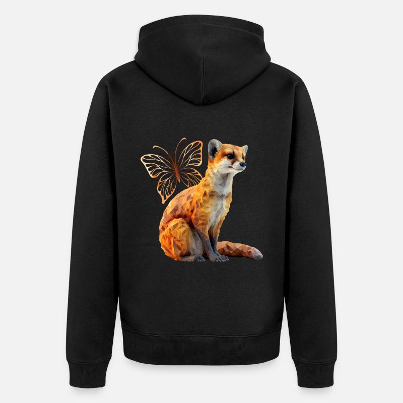 Mangouste - Veste à capuche bio Premium Unisexe - noir