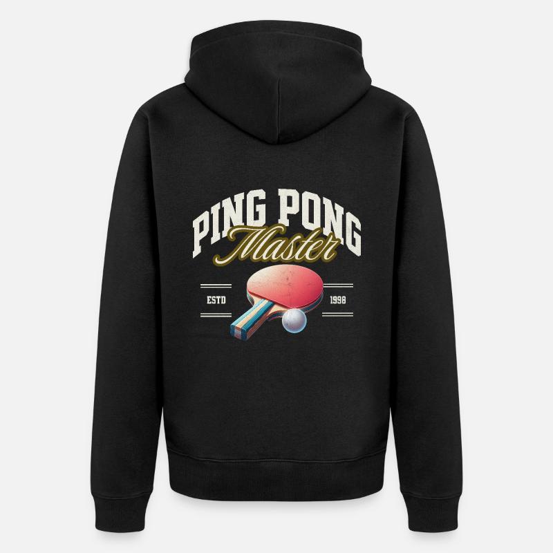 Ping-pong - Veste à capuche bio Premium Unisexe - noir