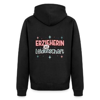 Maternelle Maternelle Profession Enseignant de maternelle - Veste à capuche bio Premium Unisexe - noir - Dos - Nico (187cm)