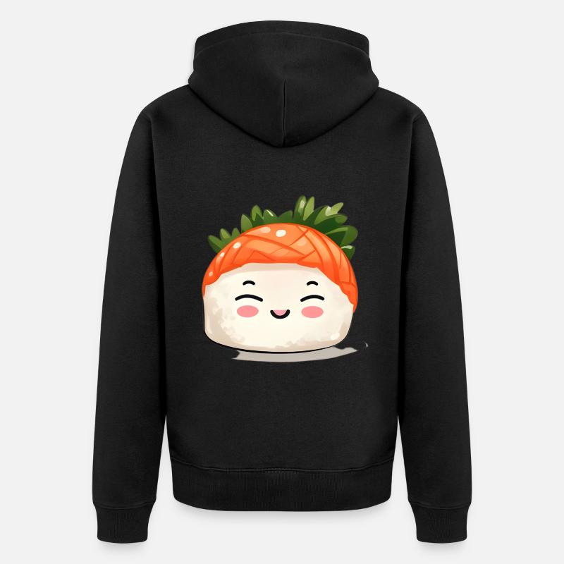 Sushi - Veste à capuche bio Premium Unisexe - noir