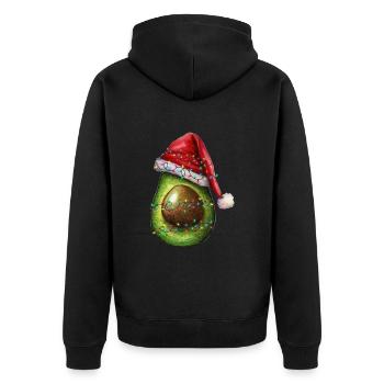 Avocat de Noël - Veste à capuche bio Premium Unisexe - noir - Dos - Nico (187cm)