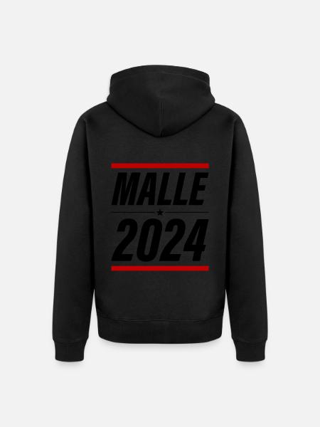 Malle 2024 - Unisex Premium Organic Zip Hoodie - black