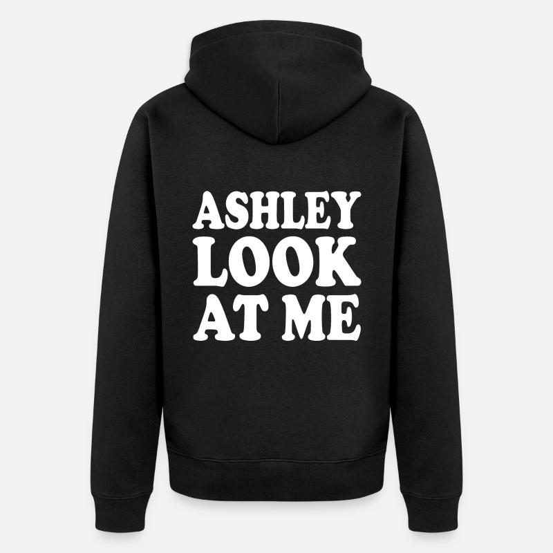 Ashley look at me - Veste à capuche bio Premium Unisexe - noir