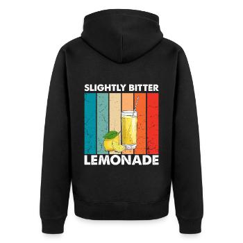 Limonade Limonade Limonade Limonade Stand Design - Veste à capuche bio Premium Unisexe - noir - Dos - Nico (187cm)